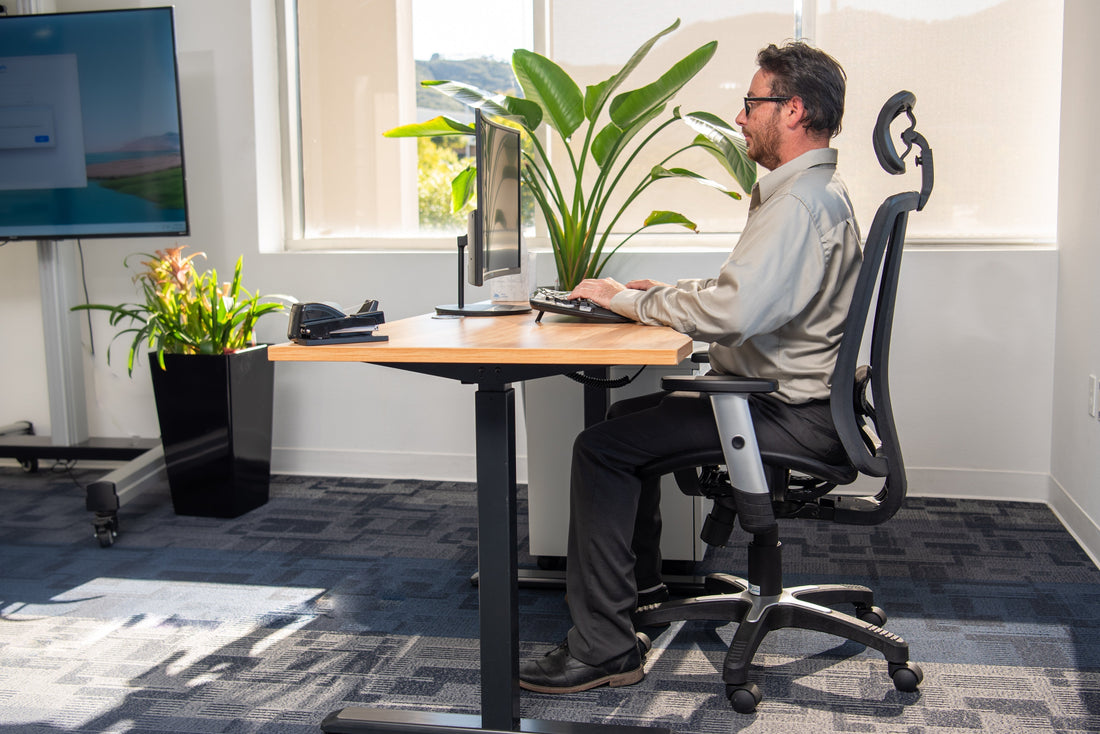 Prevent Back and Neck Pain through the adoption of an ergonomic working posture.