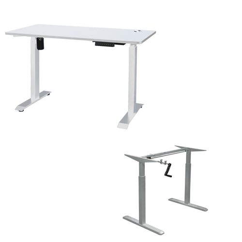 Desk and desk frame