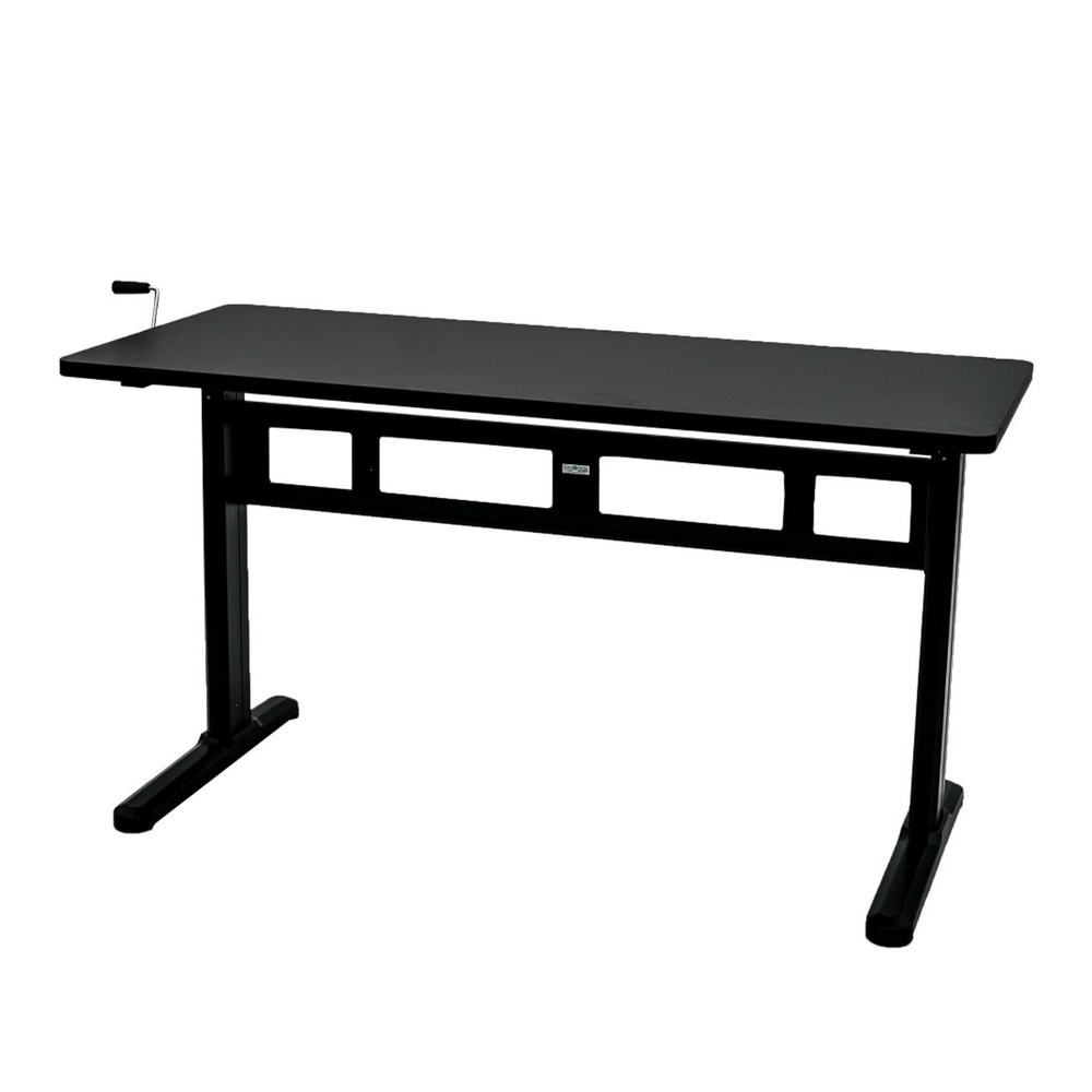ErgoMax 45-Inch Adjustable Sit-Stand Crank Desk — ABC102BKTT
