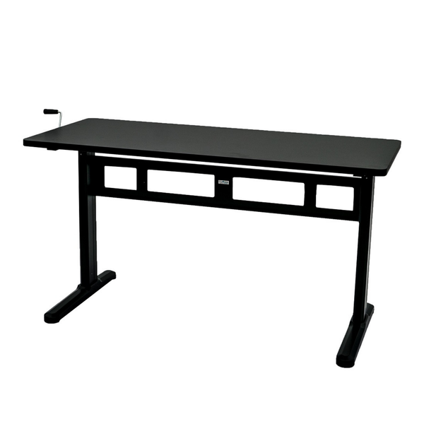 ErgoMax 45-Inch Adjustable Sit-Stand Crank Desk — ABC102BKTT