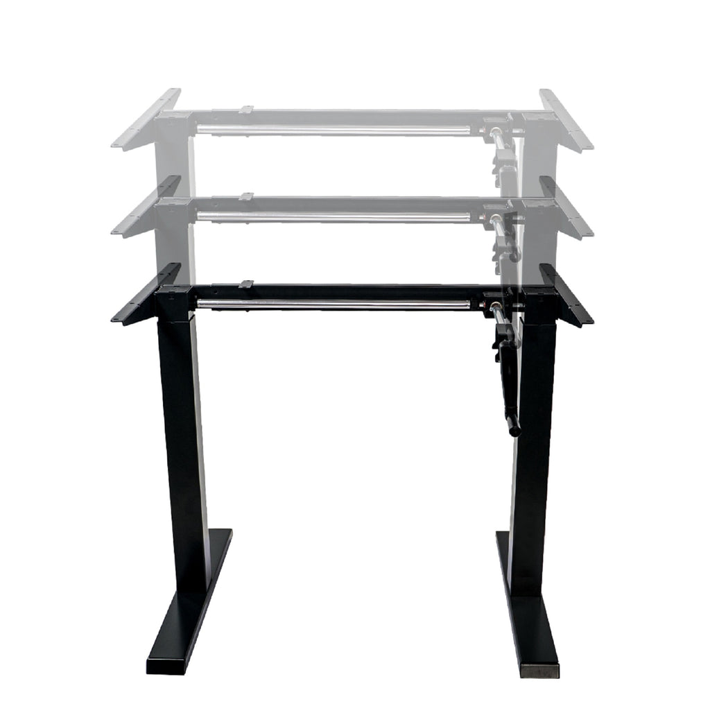 ErgoMax 48.56" Adjustable Crank Desk Frame ABC256