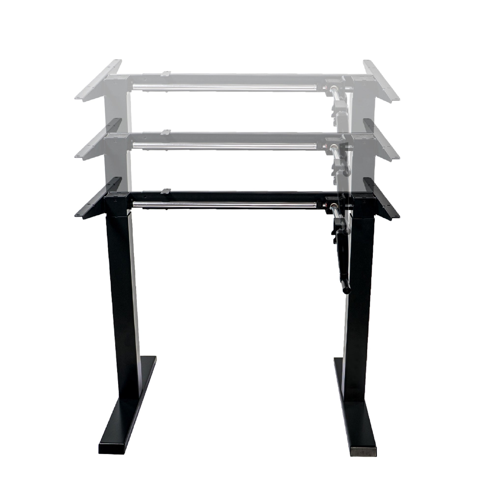 ErgoMax 48.56" Adjustable Crank Desk Frame ABC256