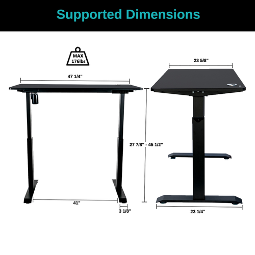 ErgoMax 45" Motorized Delight Desk BX4724