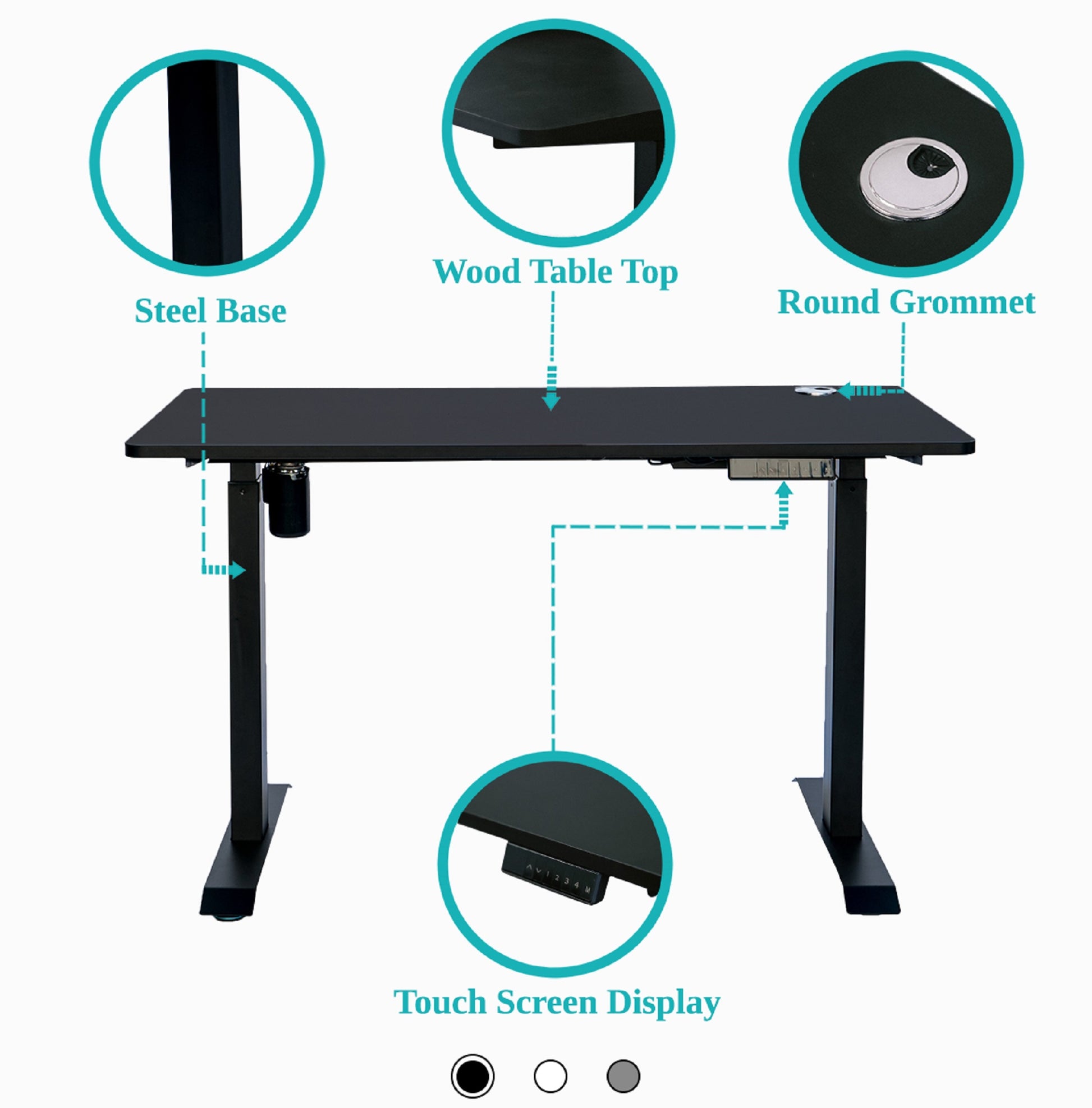 ErgoMax 45" Motorized Delight Desk BX4724