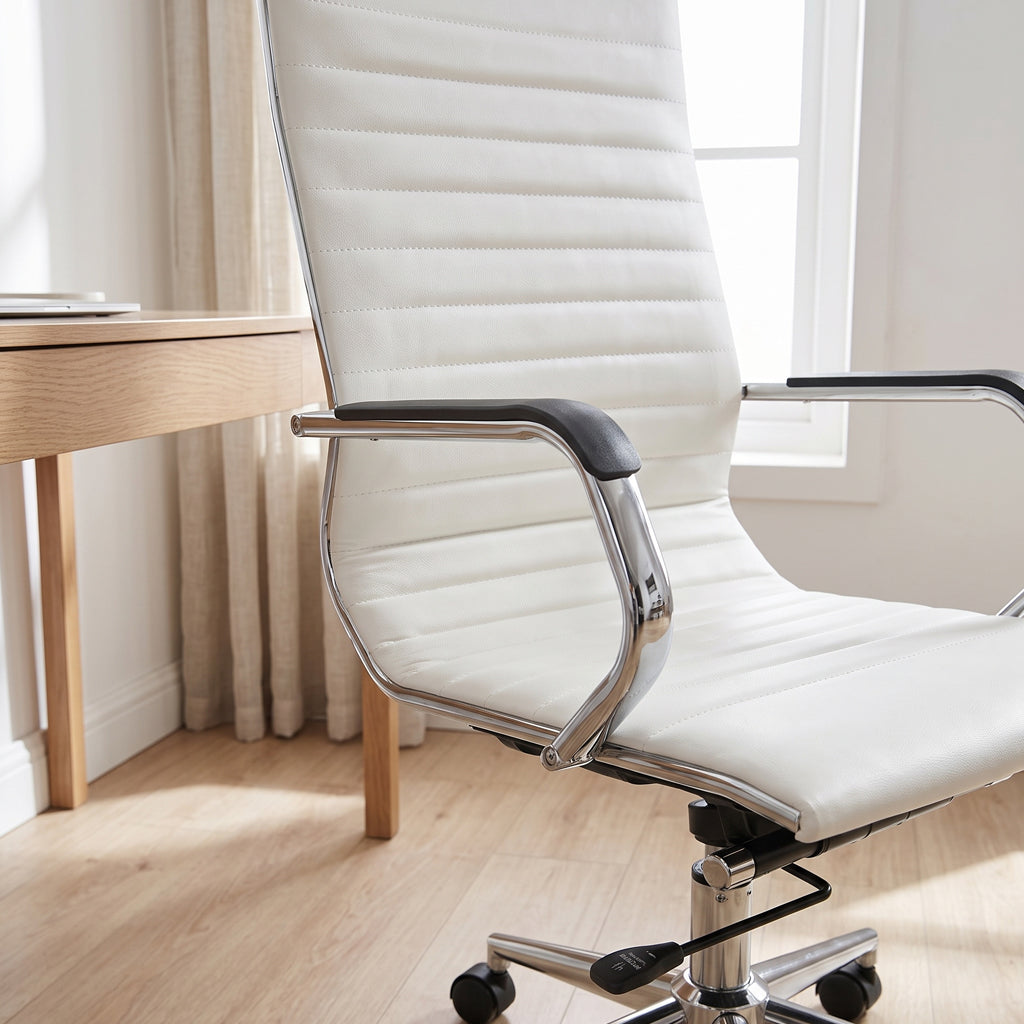 ErgoMax Leather Office Chair, Set of 2 — SE4715