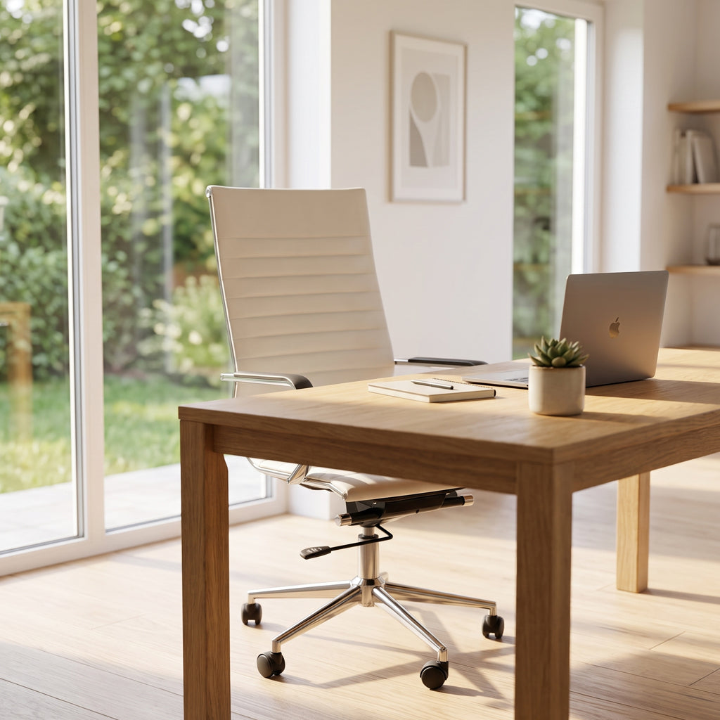 ErgoMax Leather Office Chair, Set of 2 — SE4715