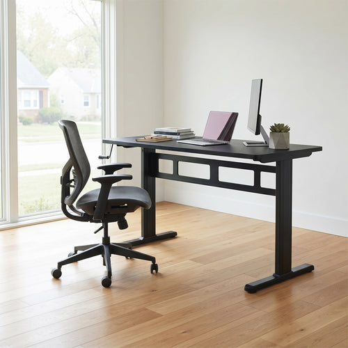 ErgoMax 45-Inch Adjustable Sit-Stand Crank Desk — ABC102BKTT