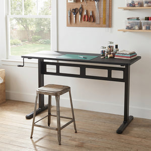Crank desks