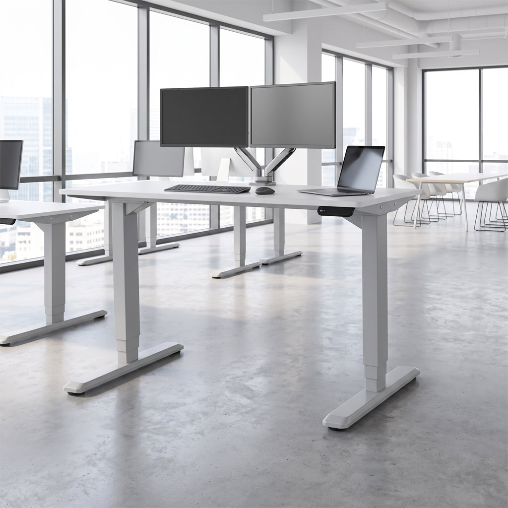 ErgoMax 50-Inch Dual-Motor Adjustable Desk Frame — ABC592