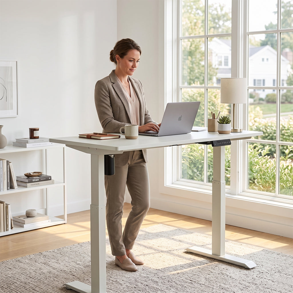 ErgoMax 45-Inch Motorized Sit-Stand Desk — BX4724