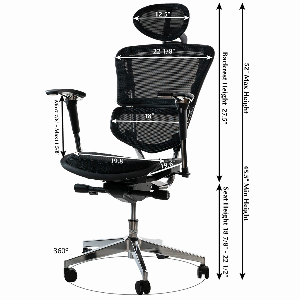 ErgoMax 53" ExeLuxe EXE658BK