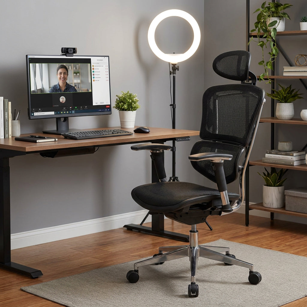 ErgoMax ExeLuxe Executive Ergonomic Office Chair — EXE658BK