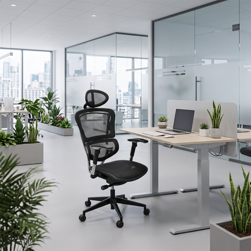 ErgoMax ExeLuxe Executive Ergonomic Office Chair — EXE658BK