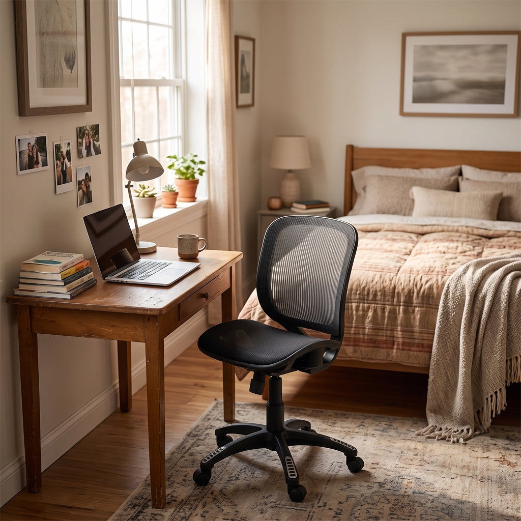 ErgoMax Minimal Ergonomic Mesh Office Chair — MSH102BKNA