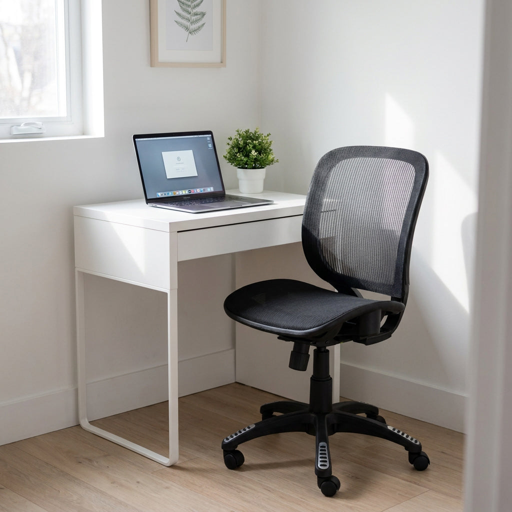 ErgoMax Minimal Ergonomic Mesh Office Chair — MSH102BKNA