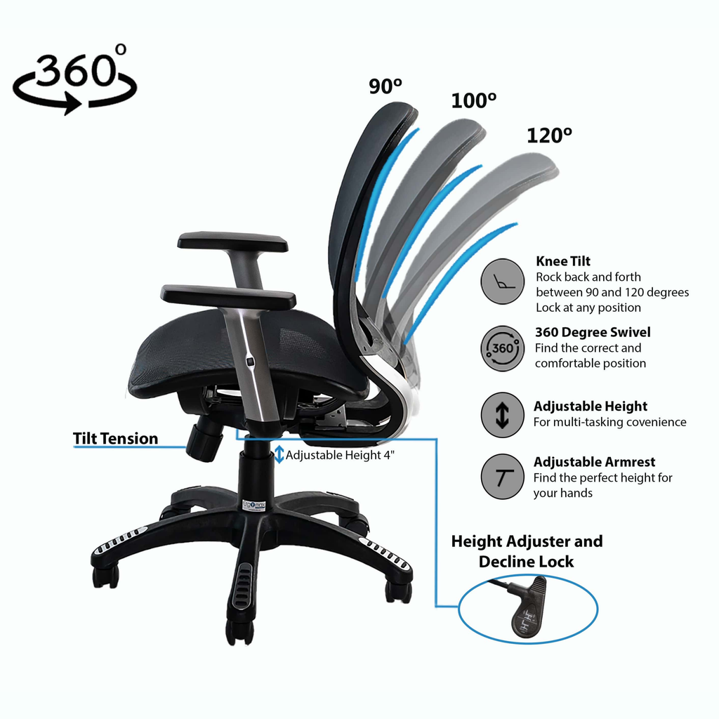 ErgoMax 42" Minimal Plus MSH102