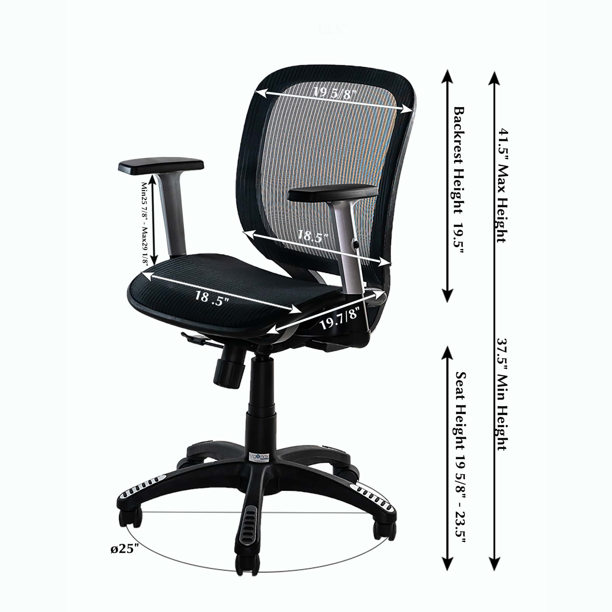 ErgoMax 42" Minimal Plus MSH102