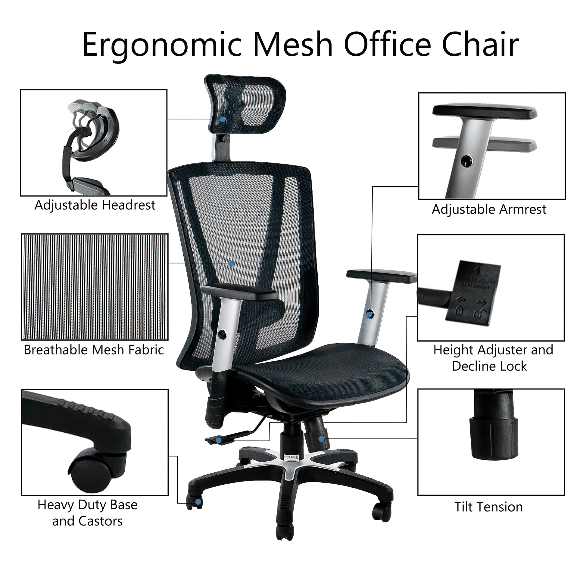 ErgoMax 53" Easy MSH112