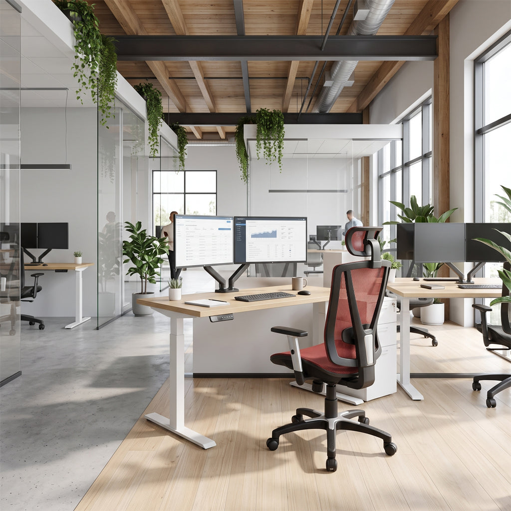 ErgoMax Easy Ergonomic Mesh Office Chair with Headrest — MSH112