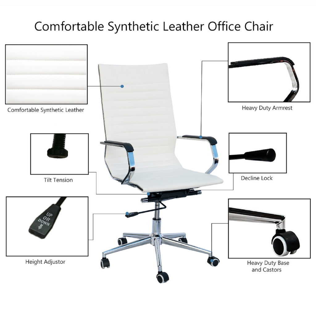 ErgoMax 46" Set 2 Leather SE4715