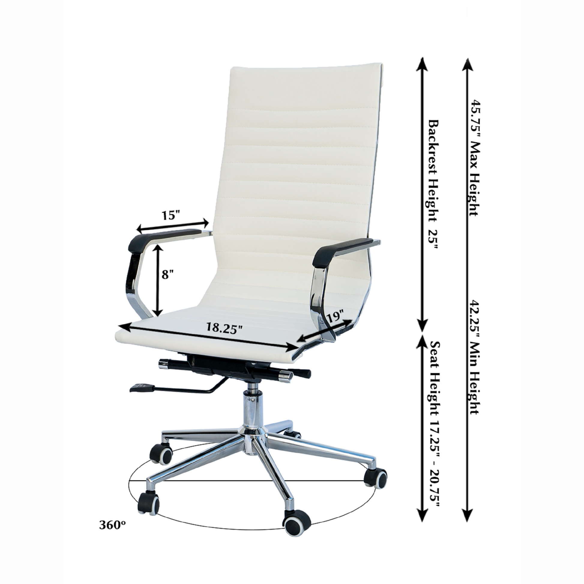 ErgoMax 46" Set 2 Leather SE4715